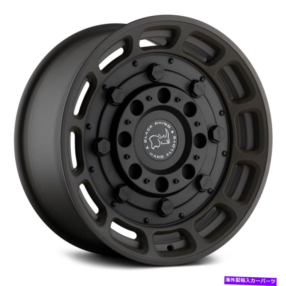 ホイール　４本セット ブラックサイワルトグホイール20x9.5（-18、6x139.7、112.1）4の緑のリムセット Black Rhino WARTHOG Wheels 20x9.5 (-18, 6x139.7, 112.1) Green Rims Set of 4【並行輸入品】 373,230円