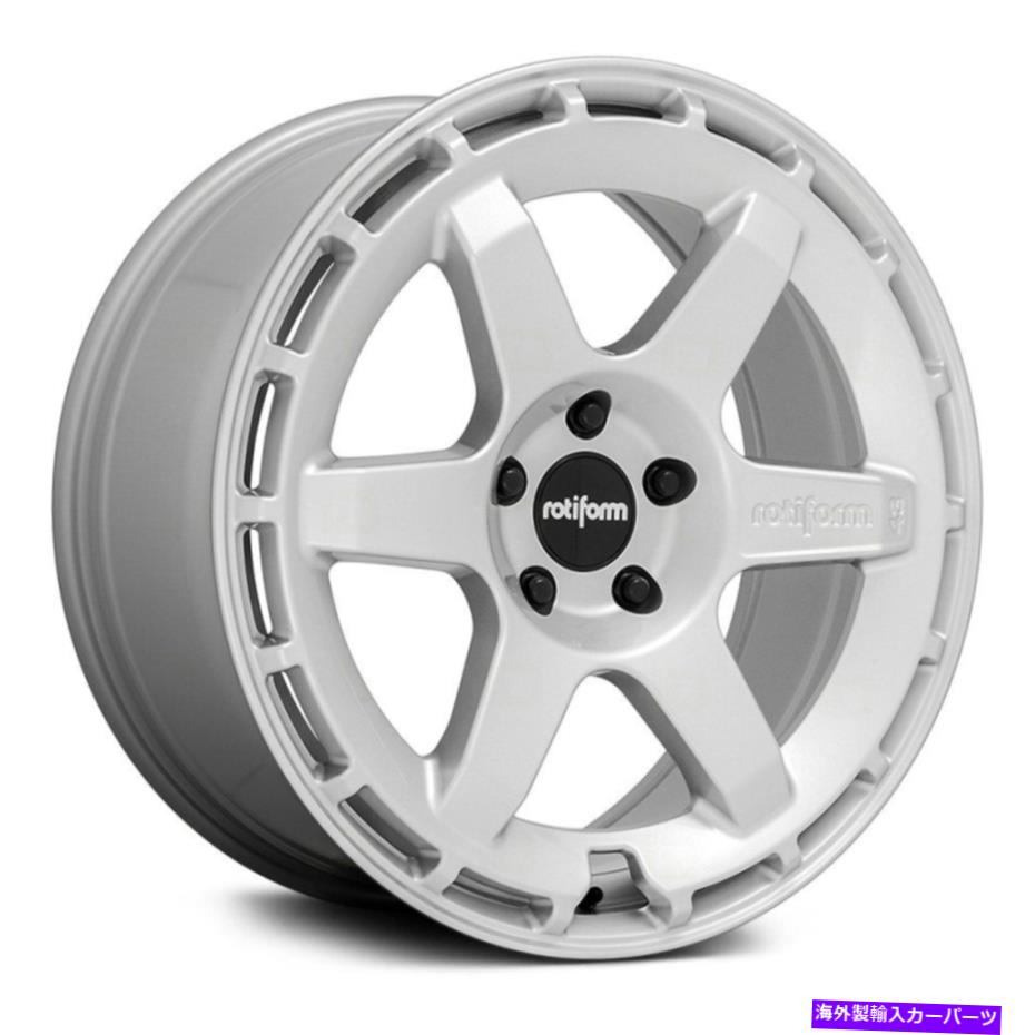 ホイール　４本セット 回転型KB1ホイール19x8.5（45、5x112、66.56）4のシルバーリムセット Rotiform KB1 Wheels 19x8.5 (45, 5x112, 66.56) Silver Rims Set of 4【並行輸入品】