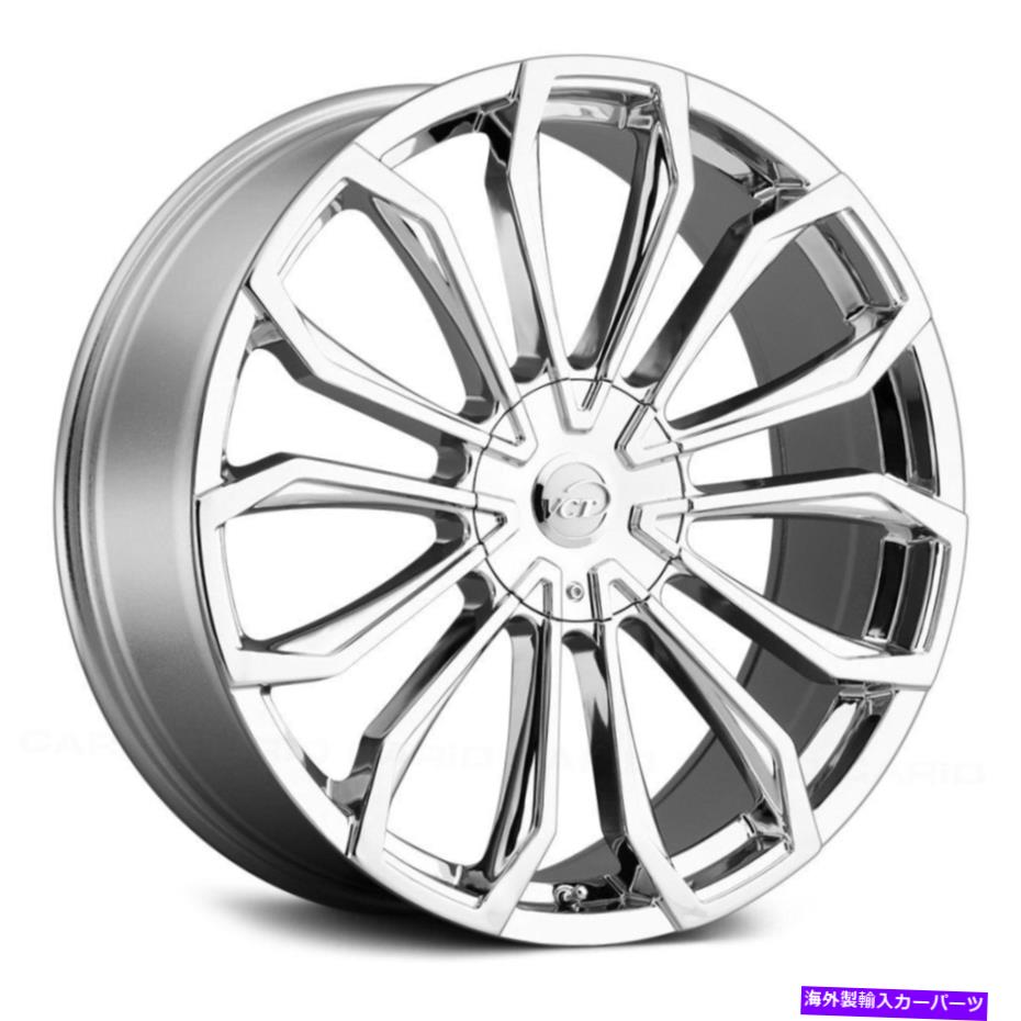 ホイール　４本セット VCT V78ホイール20x8.5（40、5x120.65、73.1）4のクロムリムセット VCT V78 Wheels 20x8.5 (40, 5x120.65, 73.1) Chrome Rims Set of 4【並行輸入品】｜Us Custom Parts Shop USDM