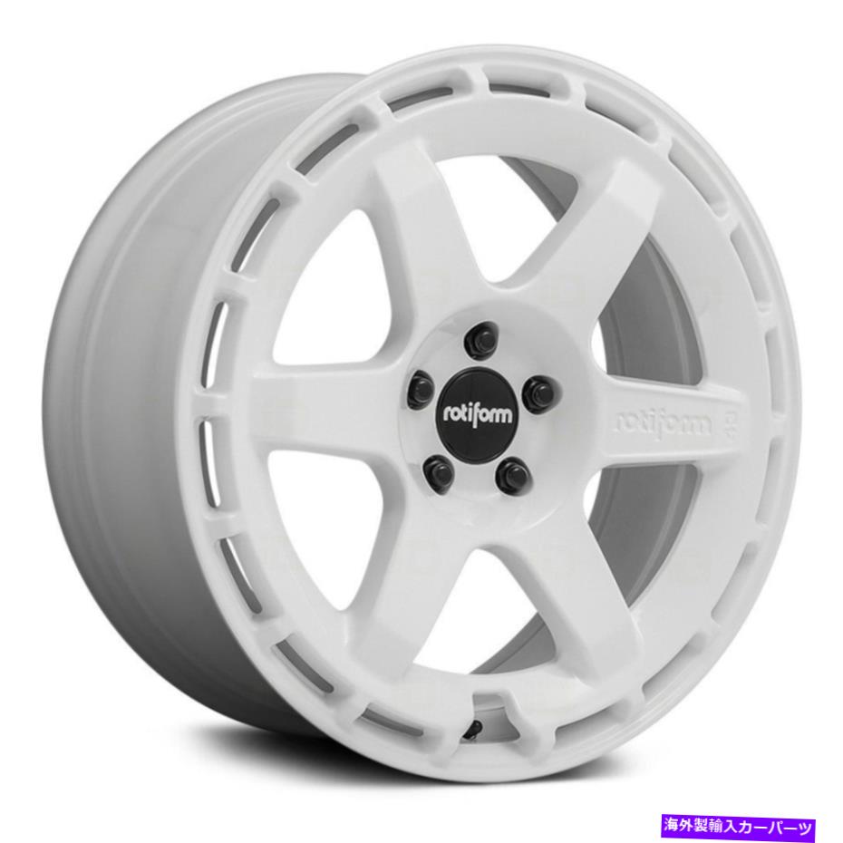 ホイール　４本セット 回転型KB1ホイール19x8.5（42、5x108、72.56）4のホワイトリムセット Rotiform KB1 Wheels 19x8.5 (42, 5x108, 72.56) White Rims Set of 4【並行輸入品】｜Us Custom Parts Shop USDM