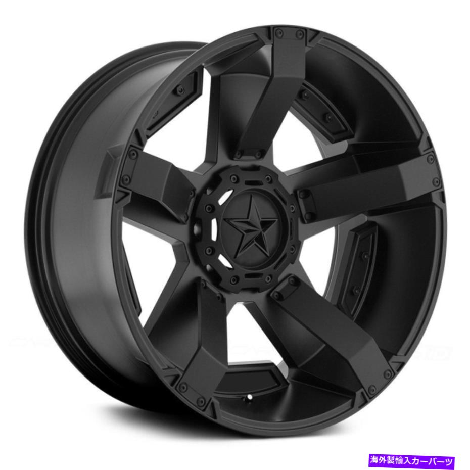 ホイール　４本セット XDシリーズXD811ロックスター2ホイール20x9（30、6x139.7、100.3）4のブラックリムセット XD Series XD811 ROCKSTAR 2 Wheels 20x9 (30, 6x139.7, 100.3) Black Rims Set of 4【並行輸入品】