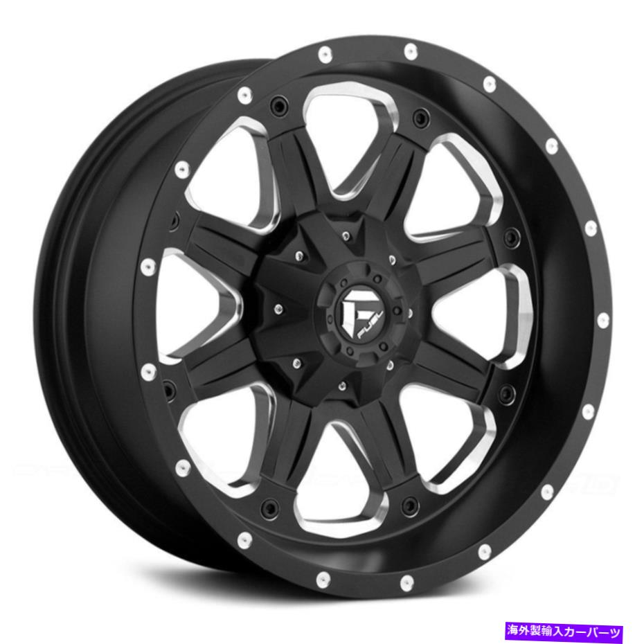 ホイール　４本セット 燃料D534ブースト1PCホイール20x9（20、6x135、106.1）4のブラックリムセット Fuel D534 BOOST 1PC Wheels 20x9 (20, 6x135, 106.1) Black Rims Set of 4【並行輸入品】