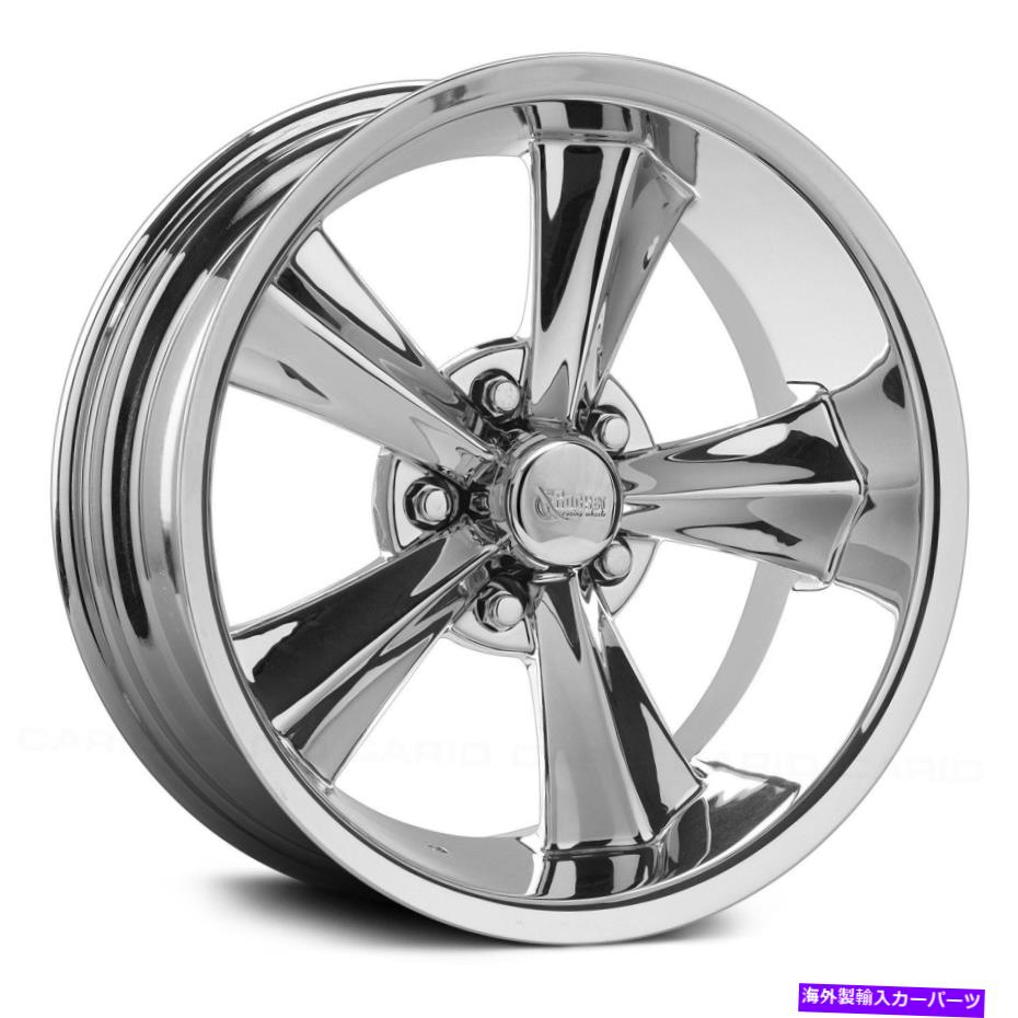 ホイール　４本セット ロケットレーシングブースターホイール17x8（0、5x120.65、78.1）4のクロムリムセット Rocket Racing Booster Wheels 17x8 (0, 5x120.65, 78.1) Chrome Rims Set of 4【並行輸入品】