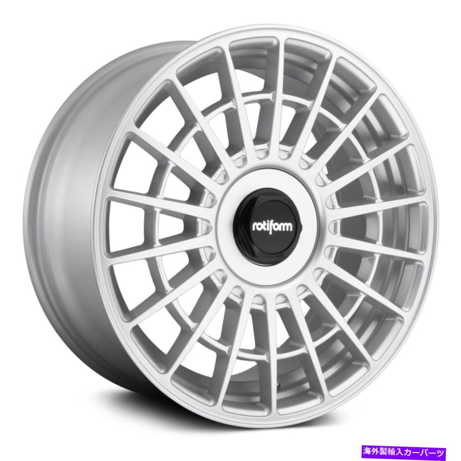 ホイール　４本セット 回転型LAS-Rホイール18x9.5（25、5x114.3、70.1）4のシルバーリムセット Rotiform LAS-R Wheels 18x9.5 (25, 5x114.3, 70.1) Silver Rims Set of 4【並行輸入品】