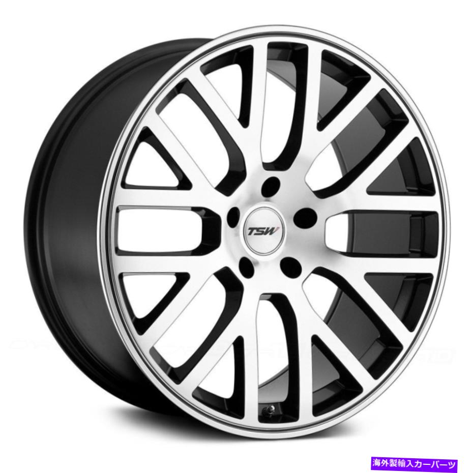 ホイール　４本セット TSWドニントンホイール22x10.5（25、5x120.65、76.1）4のガンメタルリムセット TSW DONINGTON Wheels 22x10.5 (25, 5x120.65, 76.1) Gunmetal Rims Set of 4【並行輸入品】｜Us Custom Parts Shop USDM