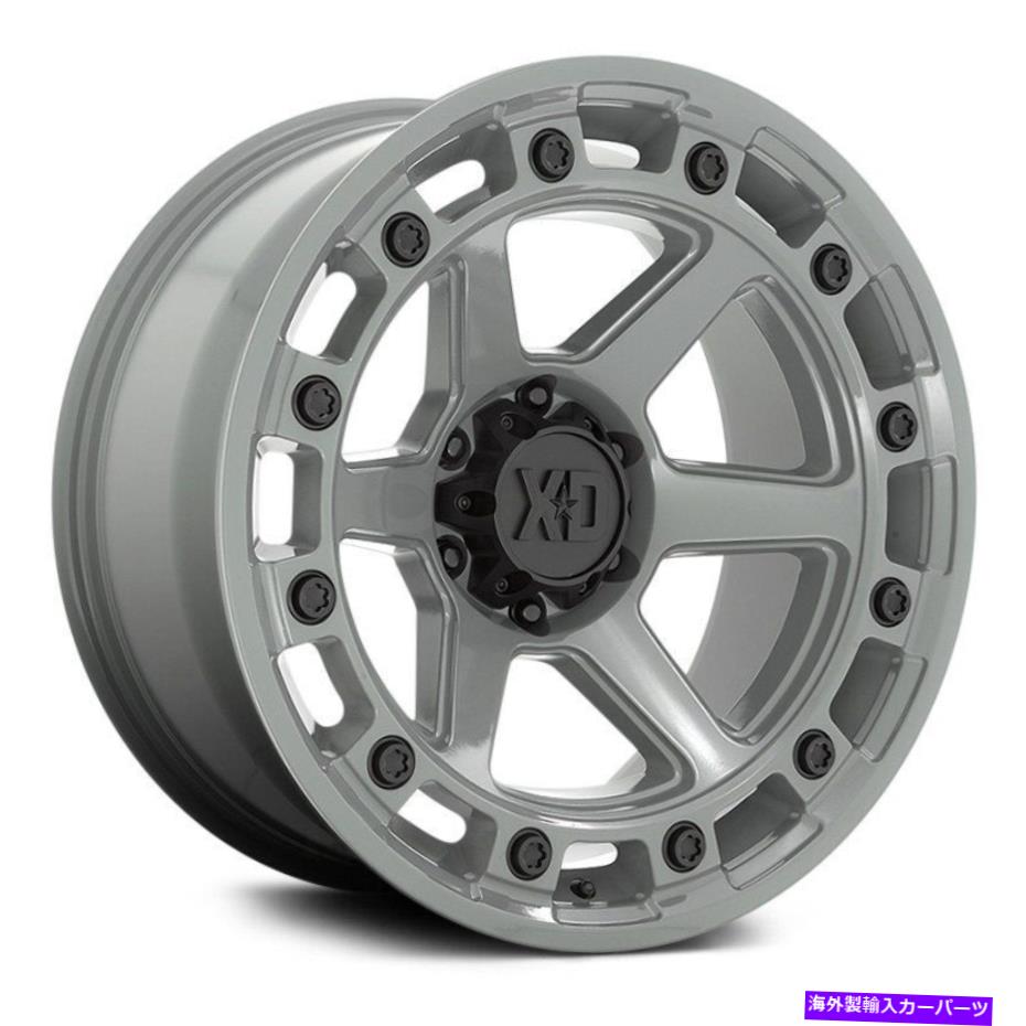 ホイール　４本セット XDシリーズXD862 RAIDホイール20x10（-18、5x127、71.5）4のセメントリムセット XD Series XD862 RAID Wheels 20x10 (-18, 5x127, 71.5) Cement Rims Set of 4【並行輸入品】