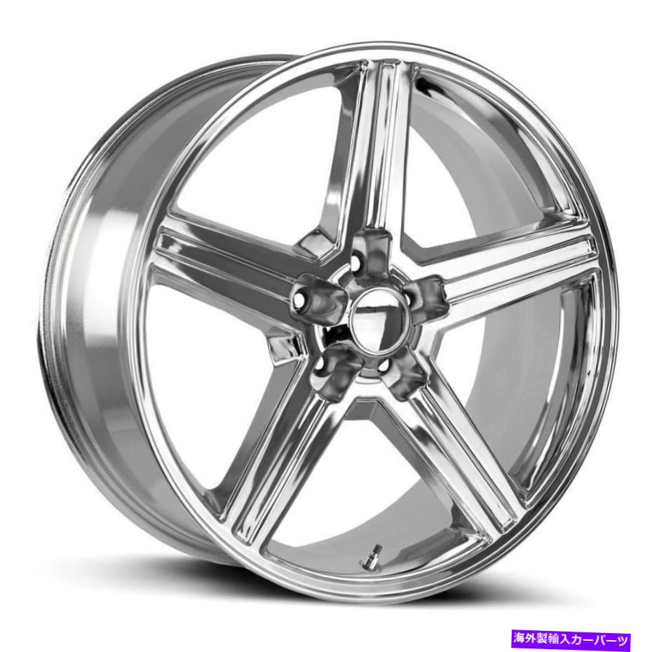 ホイール 4本セット Strada OE ReplicaIROCレプリカホイール22x9.5(13、5x127)4のChrome Rimsセット Strada OE Replica IROC REPLICA Wheels 22x9.5 (13, 5x127) Chrome Rims Set of 4【並行輸入品】|Us Custom Parts Shop USDM