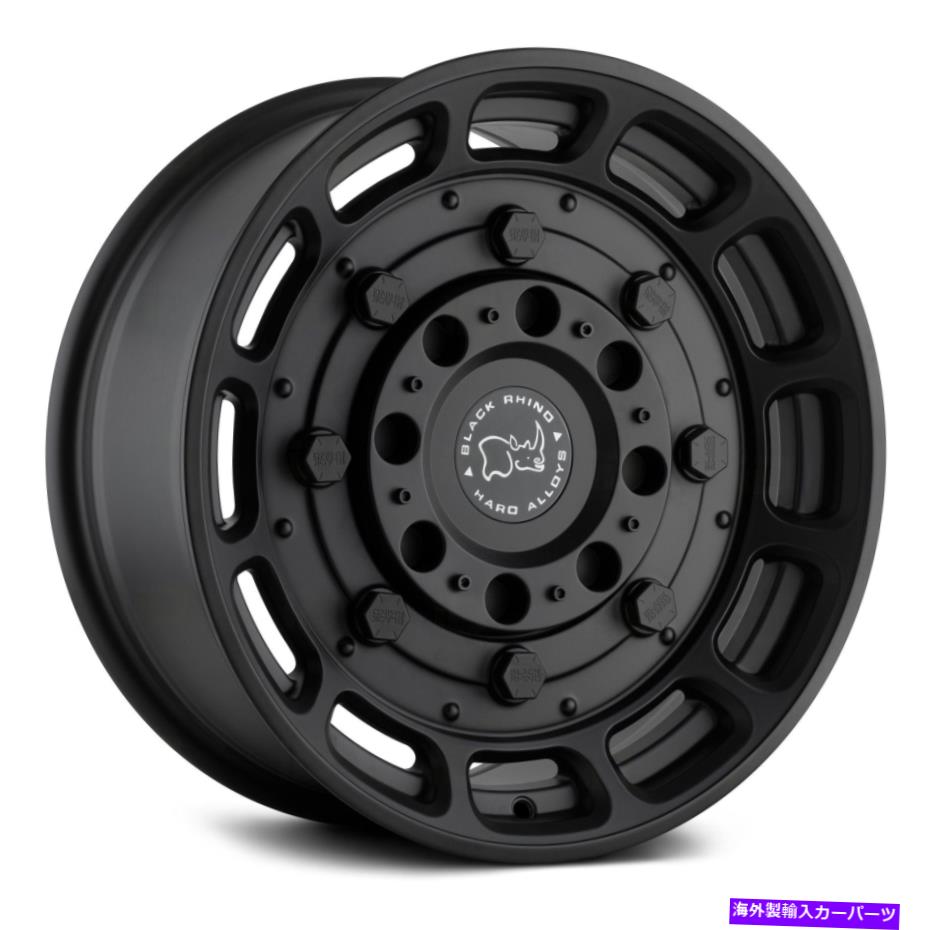 ホイール　４本セット ブラックサイワルトグホイール20x9.5（12、6x120.65、67.06）4のブラックリムセット Black Rhino WARTHOG Wheels 20x9.5 (12, 6x120.65, 67.06) Black Rims Set of 4【並行輸入品】｜Us Custom Parts Shop USDM