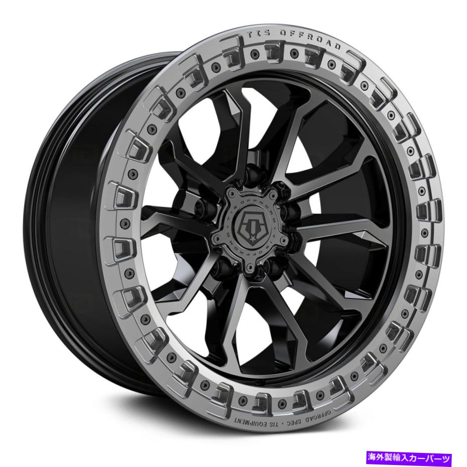 ホイール　４本セット TIS 556BAホイール20x9（20、6x120.65、67.1）4のブラックリムセット TIS 556BA Wheels 20x9 (20, 6x120.65, 67.1) Black Rims Set of 4【並行輸入品】