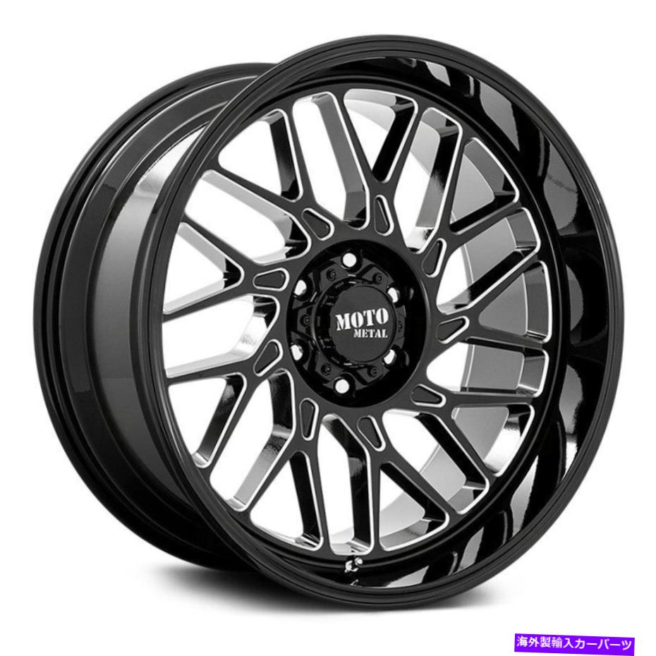 ホイール　４本セット Moto Metal Mo805 Predator Wheels 22x10（-18、5x127、71.5）4のブラックリムセット Moto Metal MO805 PREDATOR Wheels 22x10 (-18, 5x127, 71.5) Black Rims Set of 4【並行輸入品】 375,557円