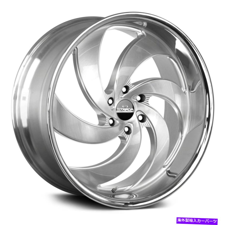 ホイール　４本セット Strada Retro 6ホイール26x10（26、6x135、87.1）4のシルバーリムセット Strada RETRO 6 Wheels 26x10 (26, 6x135, 87.1) Silver Rims Set of 4【並行輸入品】｜Us Custom Parts Shop USDM