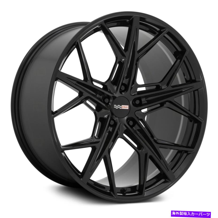 ホイール　４本セット クレイハンマーヘッドホイール20x9（38、5x120.65、67.06）4のブラックリムセット Cray HAMMERHEAD Wheels 20x9 (38, 5x120.65, 67.06) Black Rims Set of 4【並行輸入品】
