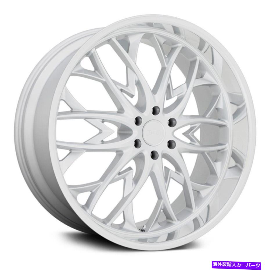 ホイール　４本セット ダブS264 OGホイール24x10（30、6x135、87.1）4のシルバーリムセット Dub S264 OG Wheels 24x10 (30, 6x135, 87.1) Silver Rims Set of 4【並行輸入品】
