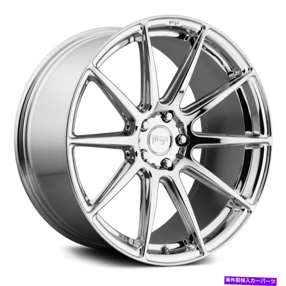 ホイール　４本セット ニッチM148エッセンホイール20x9（35、5x120.65、72.56）4のクロムリムセット Niche M148 ESSEN Wheels 20x9 (35, 5x120.65, 72.56) Chrome Rims Set of 4【並行輸入品】