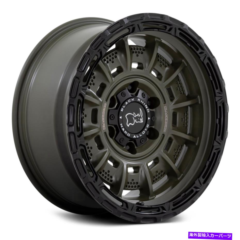 ホイール　４本セット ブラックサイレギオンホイール20x10（-18、6x135、87.1）4の緑のリムセット Black Rhino LEGION Wheels 20x10 (-18, 6x135, 87.1) Green Rims Set of 4【並行輸入品】