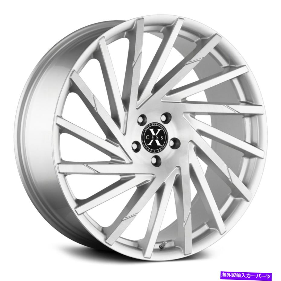 ホイール　４本セット Xcess x02ホイール26x10（26、6x139.7、87.1）4のシルバーリムセット Xcess X02 Wheels 26x10 (26, 6x139.7, 87.1) Silver Rims Set of 4【並行輸入品】