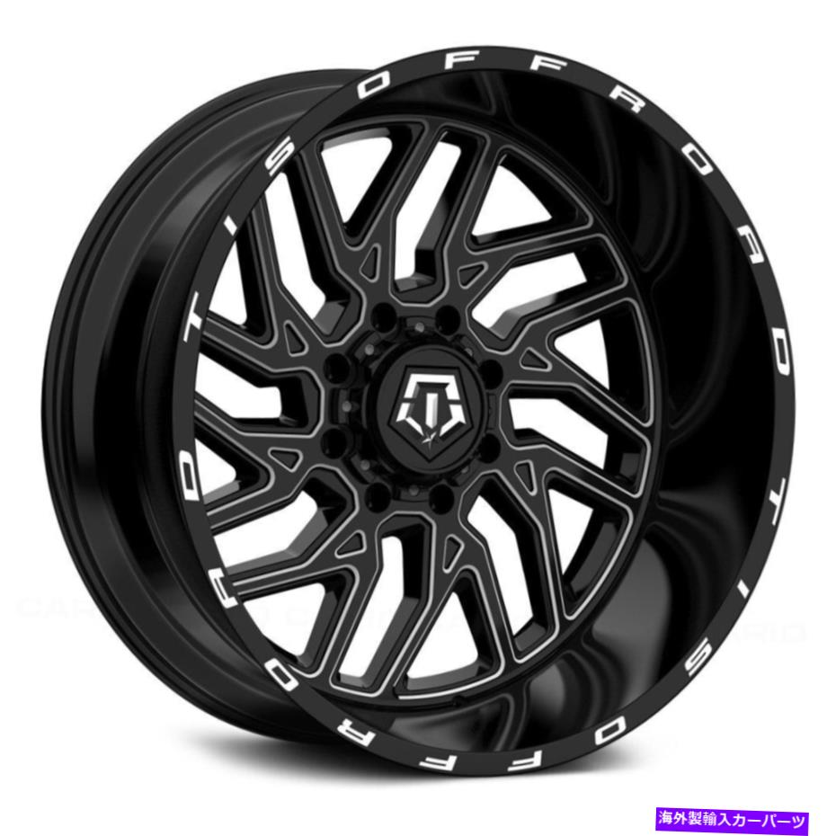 ホイール 4本セット 露出したラグホイール22x14(-76、8x170、125.2)4のブラックリムセットを備えたTis 544bm TIS 544BM with EXPOSED LUGS Wheels 22x14 (-76, 8x170, 125.2) Black Rims Set of 4【並行輸入品】|Us Custom Parts Shop USDM