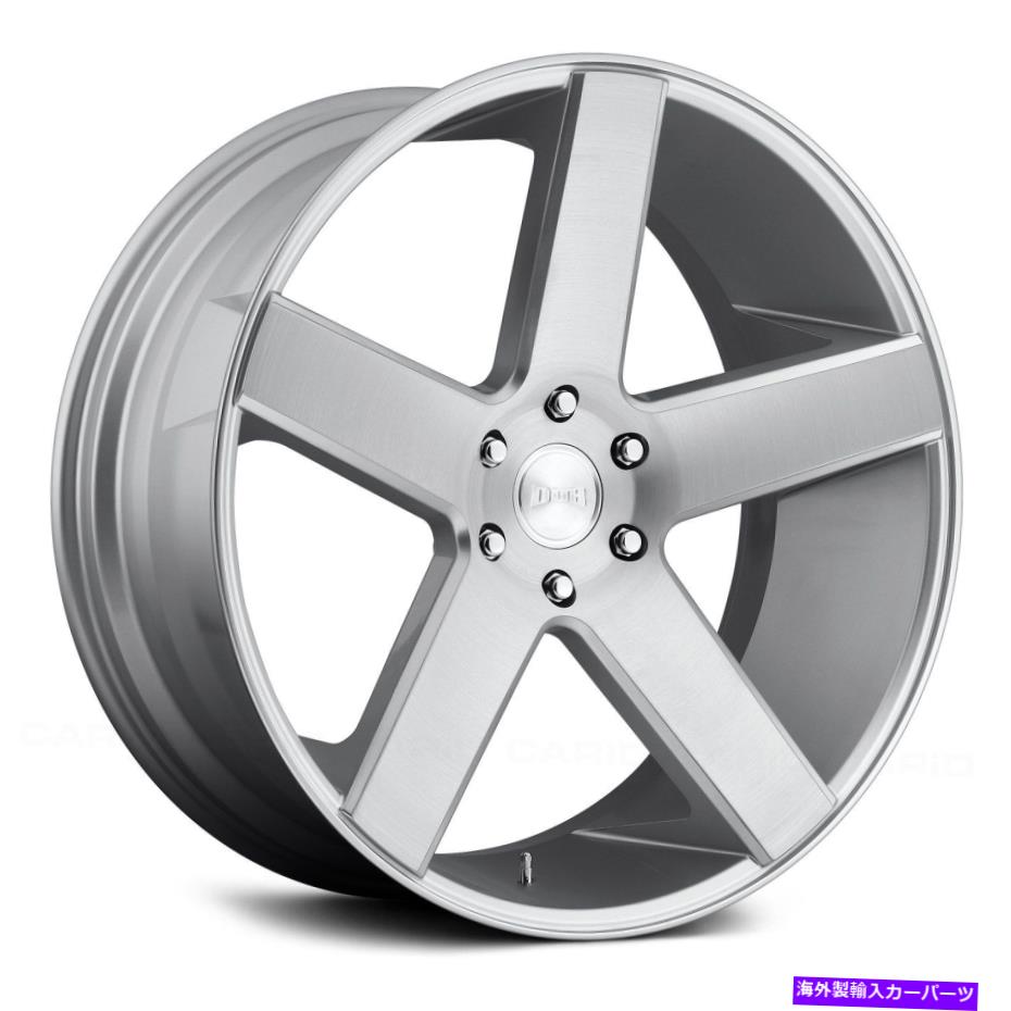ホイール　４本セット ダブS218バラーホイール22x9.5（11、5x127、78.1）シルバーリムセット4 Dub S218 BALLER Wheels 22x9.5 (11, 5x127, 78.1) Silver Rims Set of 4【並行輸入品】｜Us Custom Parts Shop USDM