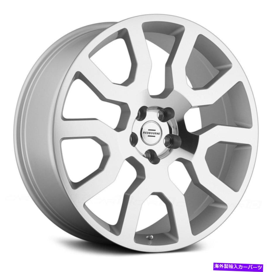 ホイール　４本セット レッドボーンヘラクレスホイール22x10（37、5x120.65、72.56）4のシルバーリムセット Redbourne HERCULES Wheels 22x10 (37, 5x120.65, 72.56) Silver Rims Set of 4【並行輸入品】
