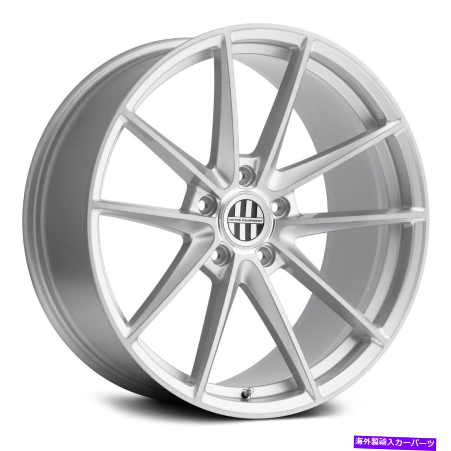 ホイール　４本セット Victor Zuffenホイール21x11（40、5x130、71.5）4のシルバーリムセット Victor ZUFFEN Wheels 21x11 (40, 5x130, 71.5) Silver Rims Set of 4【並行輸入品】