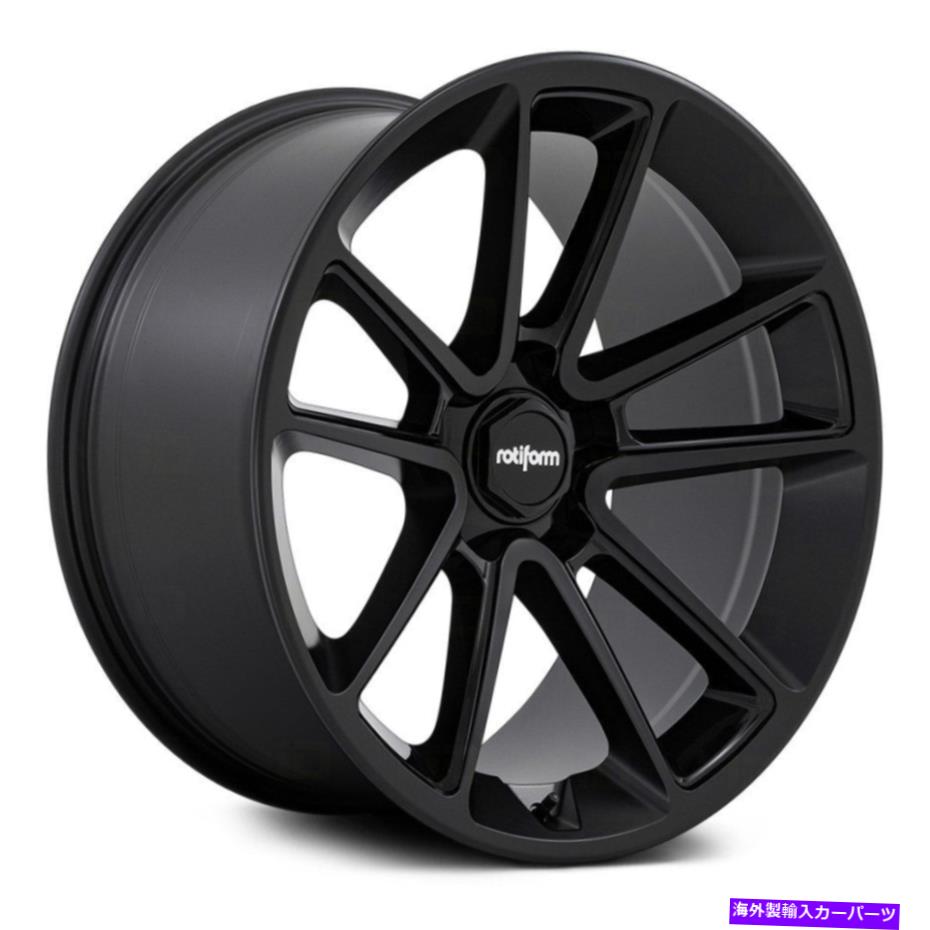 ホイール　４本セット rotiform btlホイール21x10.5（15、5x120.65、74.1）4のブラックリムセット Rotiform BTL Wheels 21x10.5 (15, 5x120.65, 74.1) Black Rims Set of 4【並行輸入品】｜Us Custom Parts Shop USDM