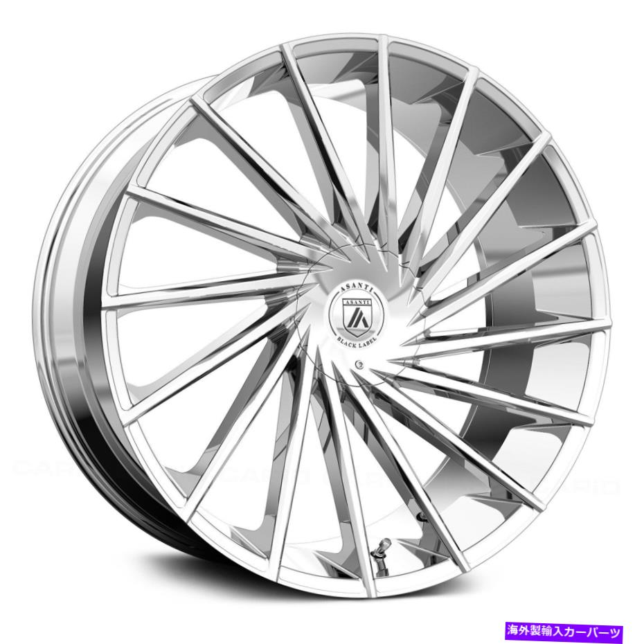 ホイール　４本セット asanti abl-18マタルホイール22x9（15、6x139.7、106.1）4のクロムリムセット Asanti ABL-18 MATAR Wheels 22x9 (15, 6x139.7, 106.1) Chrome Rims Set of 4【並行輸入品】