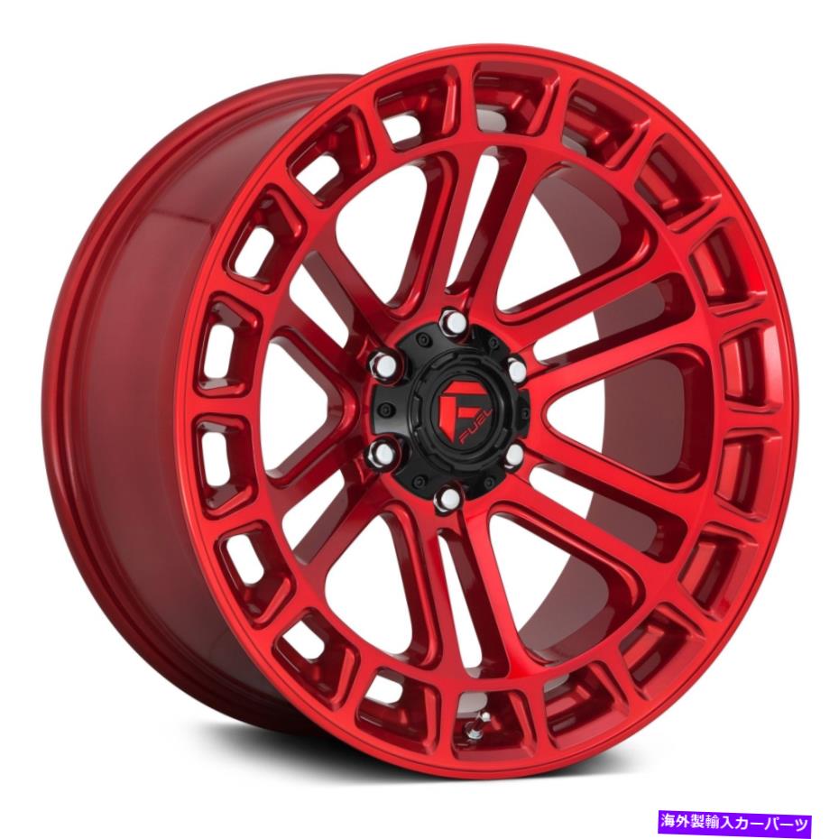 ホイール　４本セット 燃料D719ヒーター1PCホイール22x10（-13、6x139.7、106.1）4の赤いリムセット Fuel D719 HEATER 1PC Wheels 22x10 (-13, 6x139.7, 106.1) Red Rims Set of 4【並行輸入品】｜Us Custom Parts Shop USDM