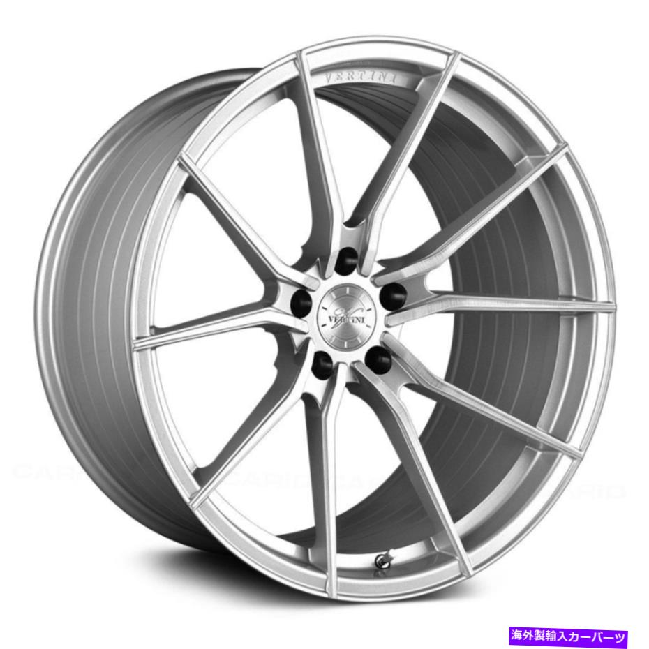 ホイール　４本セット Vertini RFS1.2ホイール20x12（46、5x120.65、70.3）4のシルバーリムセット Vertini RFS1.2 Wheels 20x12 (46, 5x120.65, 70.3) Silver Rims Set of 4【並行輸入品】