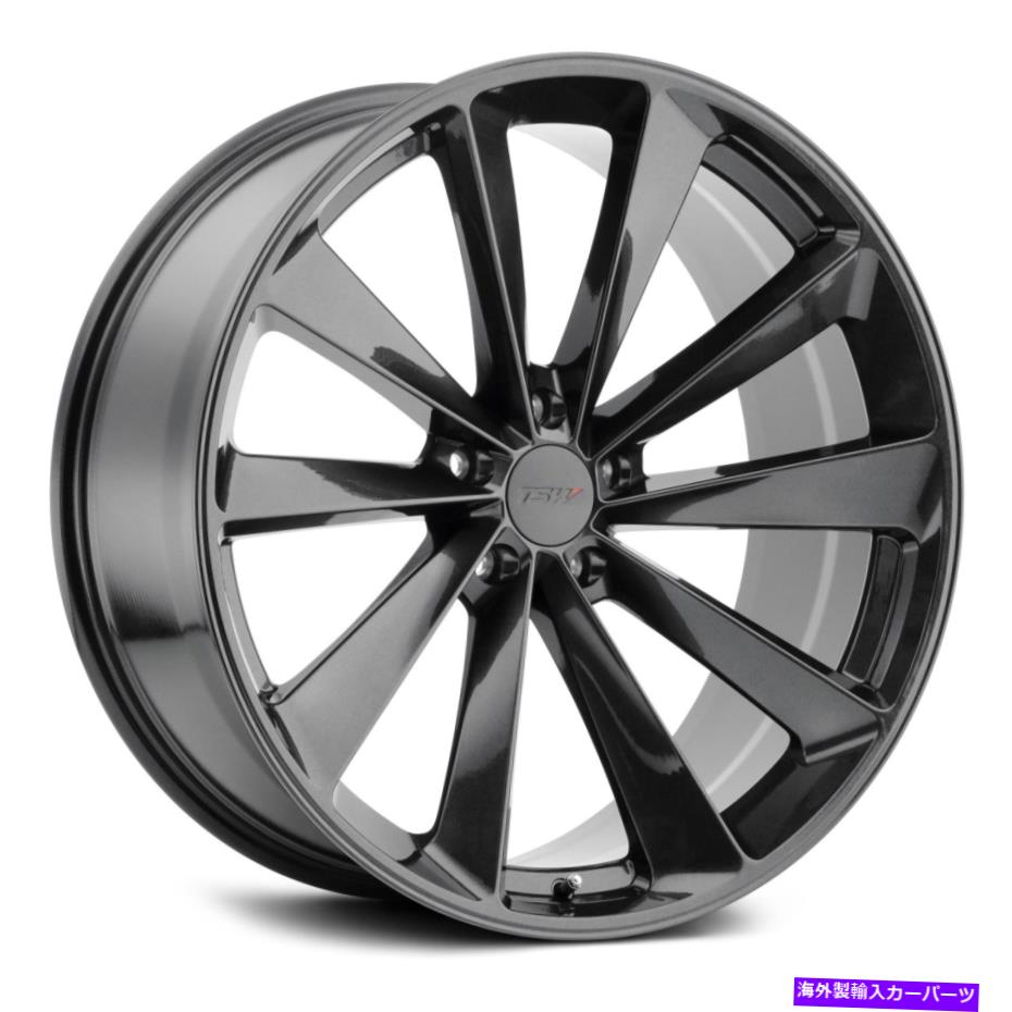 ホイール　４本セット TSW Aileronホイール21x10.5（38、5x112、66.56）4のガンメタルリムセット TSW AILERON Wheels 21x10.5 (38, 5x112, 66.56) Gunmetal Rims Set of 4【並行輸入品】