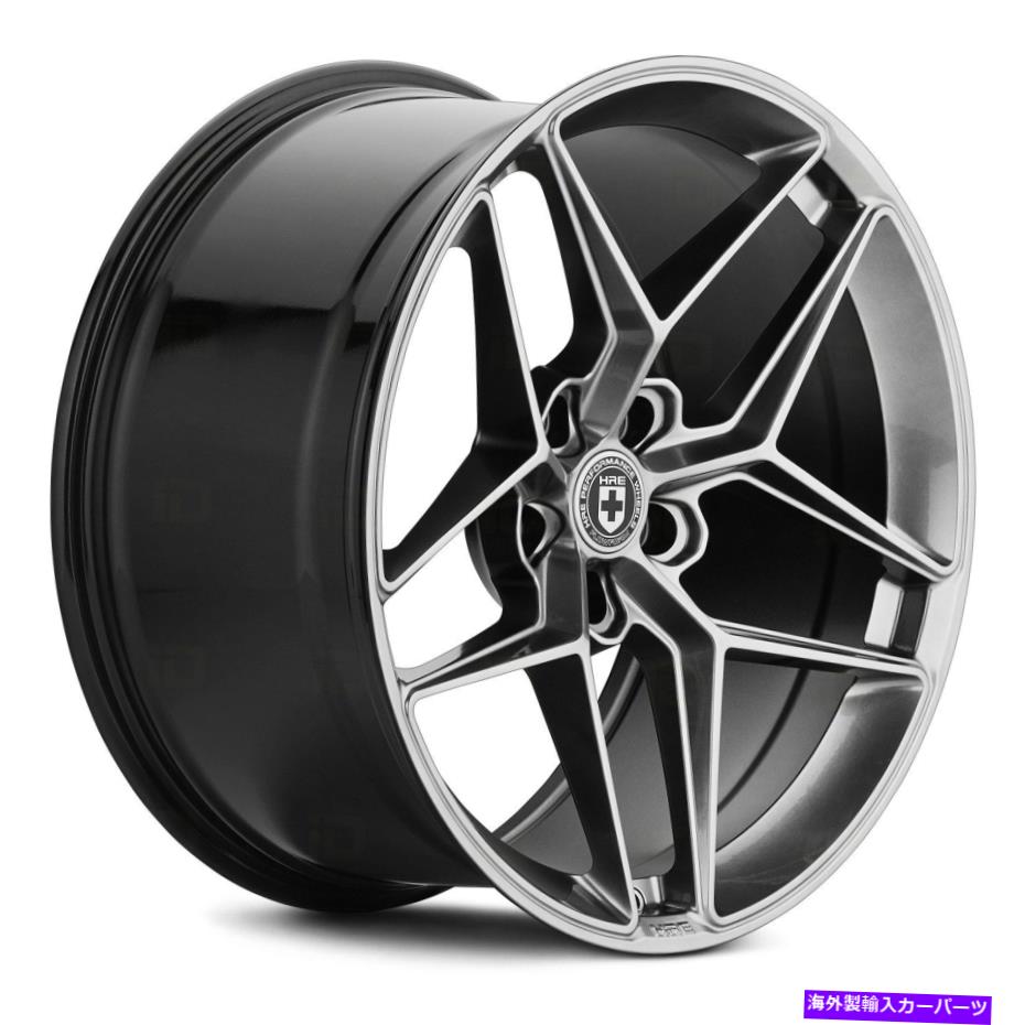 ホイール　４本セット HRE FF11ホイール19x9（35、5x112、66.56）4のチタンリムセット HRE FF11 Wheels 19x9 (35, 5x112, 66.56) Titanium Rims Set of 4【並行輸入品】
