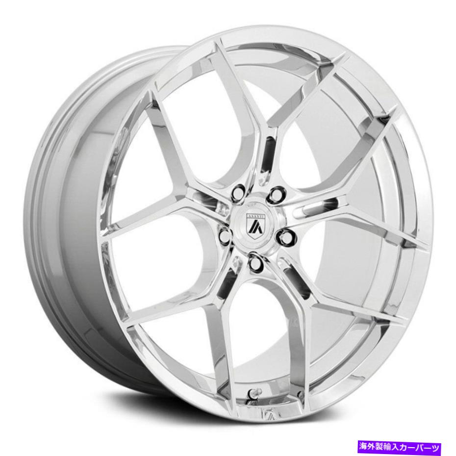 ホイール　４本セット Asanti ABL-37 Monarch Wheels 22x9（38、5x114.3、72.56）4のChrome Rimsセット Asanti ABL-37 MONARCH Wheels 22x9 (38, 5x114.3, 72.56) Chrome Rims Set of 4【並行輸入品】