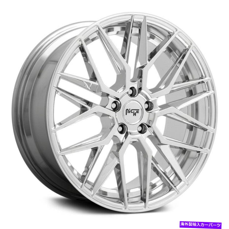 ホイール　４本セット ニッチM249ガンマホイール20x9（18、5x114.3、71.5）4のクロムリムセット Niche M249 GAMMA Wheels 20x9 (18, 5x114.3, 71.5) Chrome Rims Set of 4【並行輸入品】