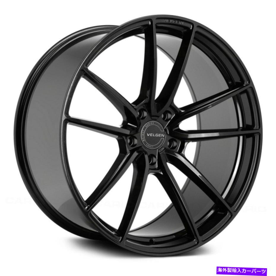 ホイール　４本セット Velgen VF5ホイール20x11（40、5x120.65、67）4のブラックリムセット Velgen VF5 Wheels 20x11 (40, 5x120.65, 67) Black Rims Set of 4【並行輸入品】