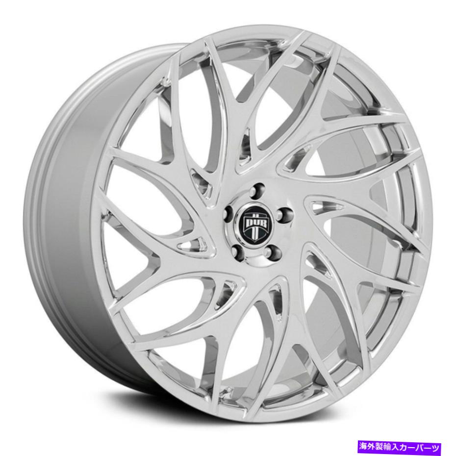 ホイール 4本セット ダブS258 G.O.A.T.ホイール20x9(35、5x127、71.5)4のクロムリムセット Dub S258 G.O.A.T. Wheels 20x9 (35, 5x127, 71.5) Chrome Rims Set of 4【並行輸入品】|Us Custom Parts Shop USDM