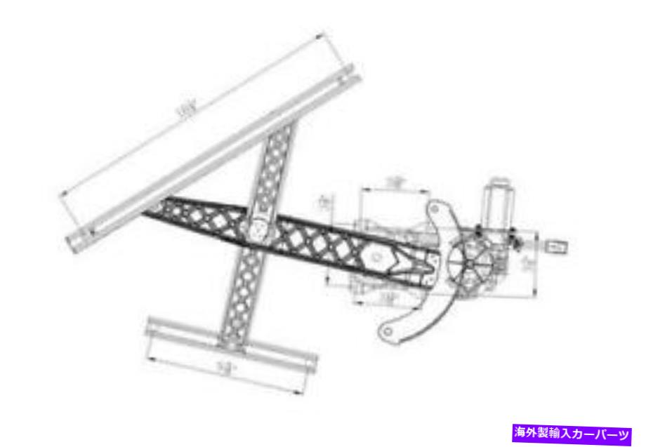 Window Regulator フロントの左窓レギュレータはリンカーンブラックウッド02-03 FO1350158 741-532 83146に適合します FRONT LEFT WINDOW REGULATOR FITS LINCOLN BLACKWOOD 02-03 FO1350158 741-532 83146【並行輸入品】