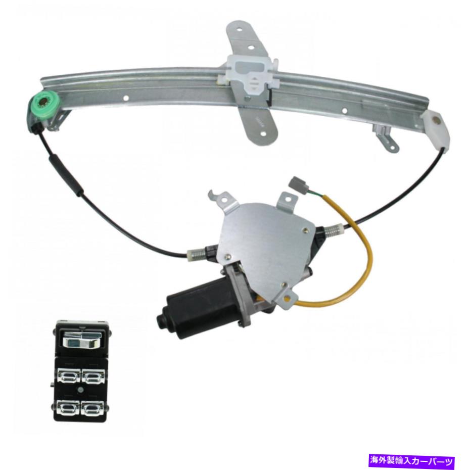 Window Regulator リンカーンタウンカー用のモーター＆スイッチキットLH付きフロントパワーウィンドウレギュレーター Front Power Window Regulator with Motor & Switch Kit LH for Lincoln Town Car【並行輸入品】