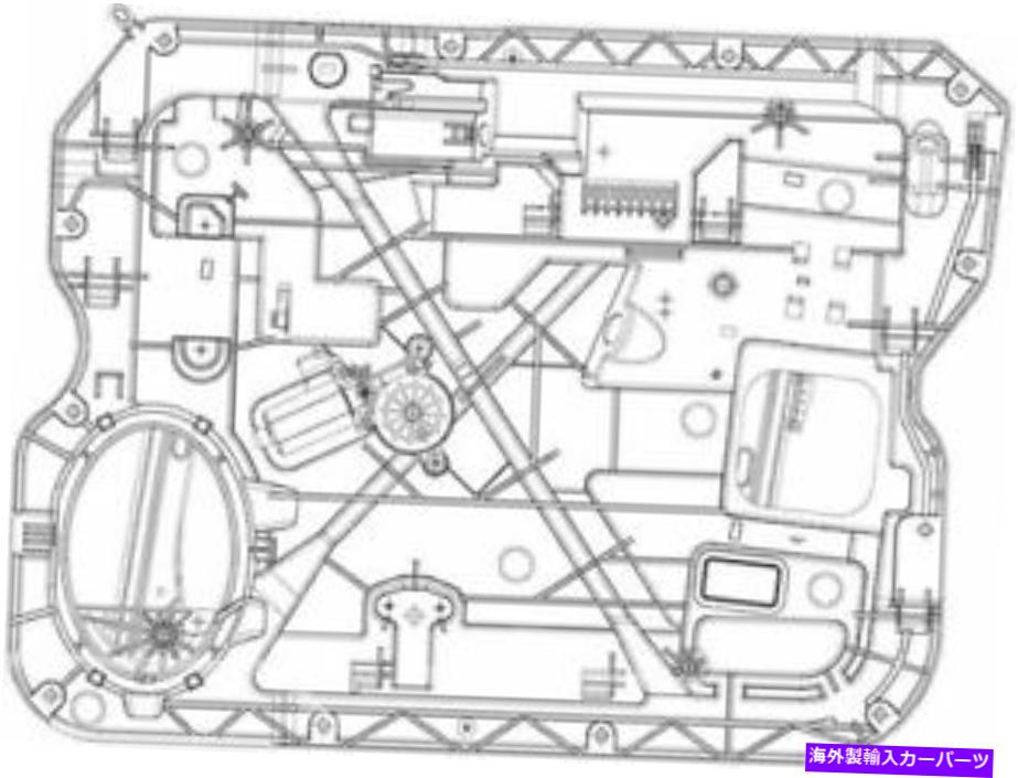Window Regulator TYC 27YJ31Rフロント右ウィンドウレギュレーターは2009-2010 Dodge RAM 2500に適合します TYC 27YJ31R Front Right Window Regulator Fits 2009-2010 Dodge Ram 2500【並行輸入品】