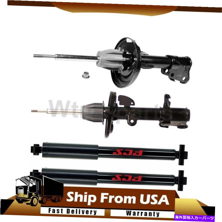 サスペンション 2007-2013 ACURA MDX 4Xサスペンションストラット、ショックアブソーバーキットモンローFCS Fits 2007-2013 Acura MDX 4x Suspension Strut,Shock Absorber Kit Monroe FCS【並行輸入品】
