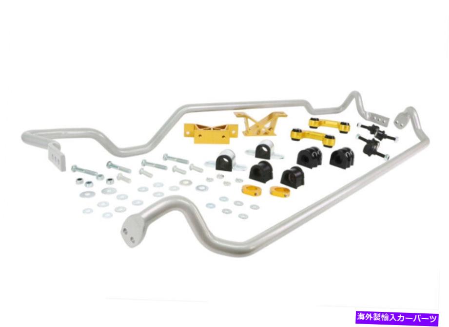 サスペンション WRX 02-07用のホワイトライン24mmフロント＆リアスウェイバーw/エンドリンク/マウント Whiteline 24mm Front & Rear Swaybar w/ Endlinks/Mounts for WRX 02-07【並行輸入品】