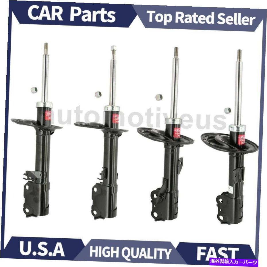 サスペンション トヨタカムリのためのフロントリアサスペンションストラット4X KYB 2007-2011 Front Rear Suspension Strut 4X KYB For Toyota Camry 2007-2011【並行輸入品】