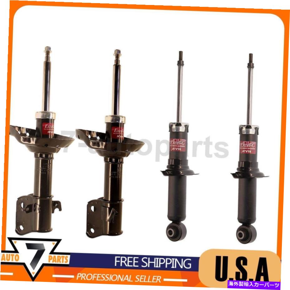 サスペンション サスペンションストラットリアフロント左前面右KYBフィットスバルインプレッサ2012-2016 Suspension Strut Rear Front Left Front Right KYB Fits Subaru Impreza 2012-2016【並行輸入品】