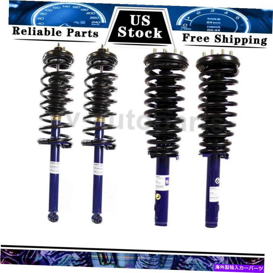 サスペンション 1998年から2002年のホンダアコードのフロントリアストラットとコイルスプリングアセンブリモンロー4PCS Front Rear Strut and Coil Spring Assembly Monroe 4PCS For 1998-2002 Honda Accord【並行輸入品】 122,815円