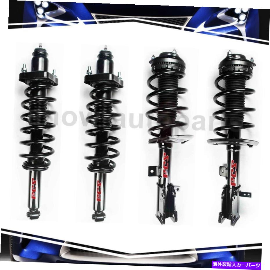 サスペンション FCSリアフロント4OFサスペンションストラット＆コイルスプリングクライスラーセブリング2007-2010 FCS Rear Front 4Of Suspension Strut & Coil Spring For Chrysler Sebring 2007-2010【並行輸入品】
