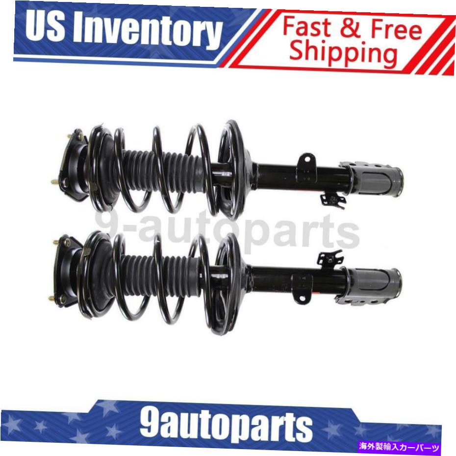 サスペンション 2000年のトヨタRAV4のモンローコンプリートストラット＆コイルスプリングフロントセット2 Monroe Complete Strut & Coil Spring Front Set of 2 For 2000 Toyota RAV4【並行輸入品】