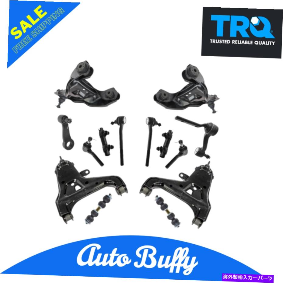 サスペンション フロントコントロールアームボールジョイントスウェイバーリンクタイロッドステアリングサスペンションキット14pc Front Control Arm Ball Joint Sway Bar Link Tie Rod Steering Suspension Kit 14pc【並行輸入品】｜Us Custom Parts Shop USDM