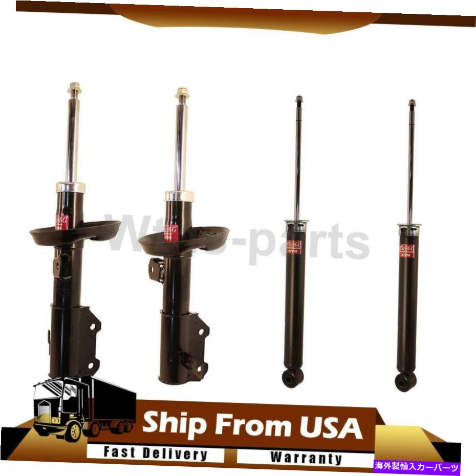 サスペンション KYBエクスククトフロントリアショック＆ストラット4PCSセット2014-2015シボレークルーズ KYB Excl-G Front Rear Shock & Struts 4pcs Set For 2014-2015 Chevrolet Cruze【並行輸入品】