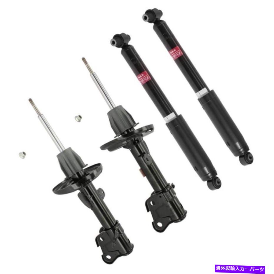 サスペンション Set-Ky339037 4つのショックアブソーバーとストラットアセンブリのKYBセット新しいLH＆RH SET-KY339037 KYB Set of 4 Shock Absorber and Strut Assemblies New LH & RH【並行輸入品】