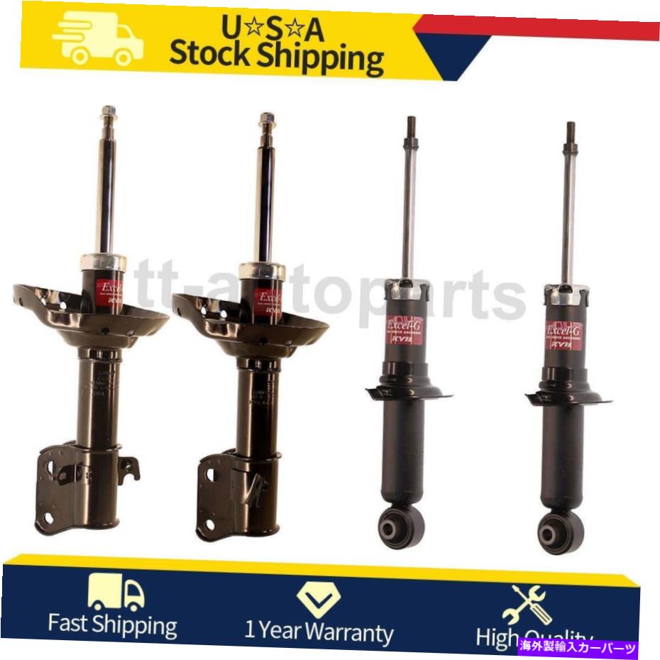 サスペンション 2012-2016 Subaru Impreza Kyb Shocks＆Strutsサスペンションストラットリアフロント4x For 2012-2016 Subaru Impreza KYB Shocks & Struts Suspension Strut Rear Front 4x【並行輸入品】｜Us Custom Parts Shop USDM