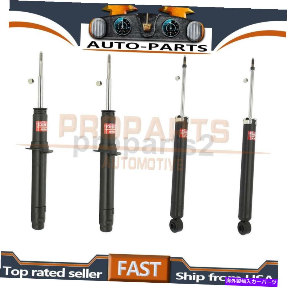 サスペンション フロントリア4 xショックアブソーバー＆ストラットKYB 2007-2009 Kia Amanti Front Rear 4 x Shock Absorber & Strut KYB for 2007-2009 Kia Amanti【並行輸入品】