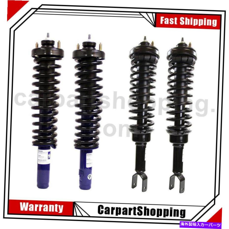 サスペンション 1996年から2000年のホンダシビックのモンローコンプリートストラットスプリングアセンブリリアフロント 4 Monroe Complete Strut Spring Assembly Rear Front For 1996-2000 Honda Civic【並行輸入品】
